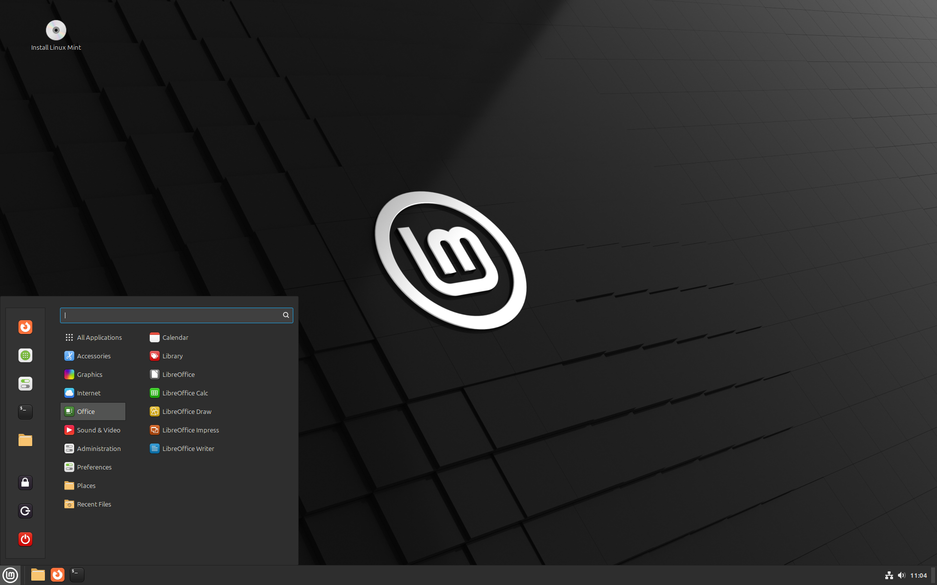 Робочий стіл Linux Mint Cinnamon